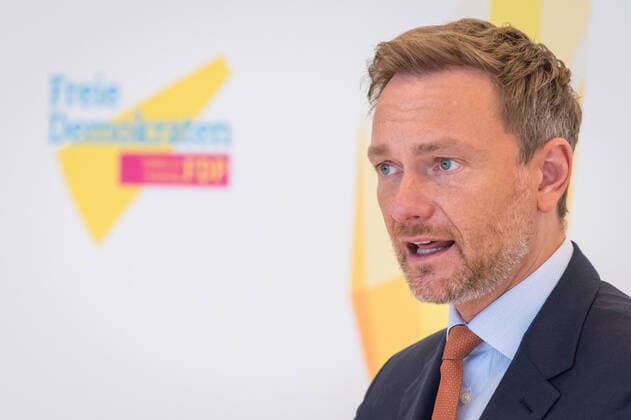 Berlin, press conference of the Fdp parliamentary group Germany, Berlin 15 12 2020 In the picture Christian Lindner federal chairman FDP is to be seen during the press conference of the parliamentary group in the German Bundestag Berlin Bundestag Berlin Germany