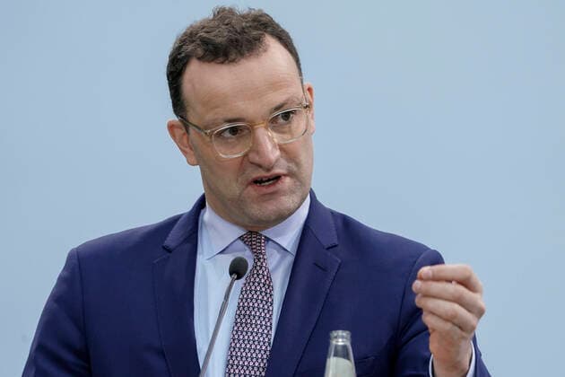 PK Signing of Coronavirus Vaccination Ordinance News, 18 12 2020, Berlin, Jens Spahn Federal Minister of Health Press conference on the signing of the Coronavirus Vaccination Ordinance at the Federal Ministry of Health BMG in Berlin Berlin Germany