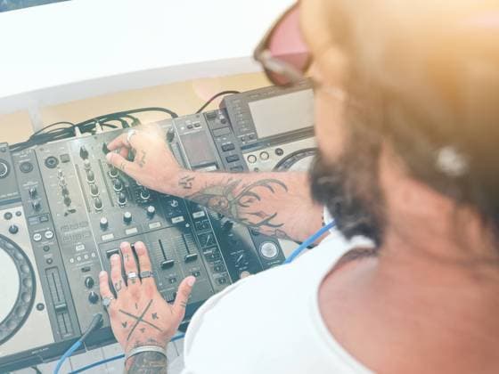 DJ playing music at party, Model released Copyright: xPhilippexDegrootex MR