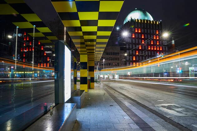 Advent calendar at the Anzeiger tower at the Steintor Hanover, 24 12 2020 Foto:xU.xStammx xFuturexImage