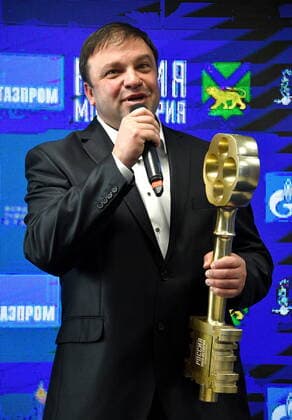 VLADIVOSTOK, RUSSIA - DECEMBER 26, 2020: Primorye Cultural and Historical Center director Alexander Shurygin attends the opening of the Russia - My History multimedia historical park. Yuri Smityuk TASS  TS0F2FB4