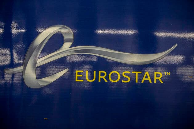 Illustration picture shows the departure of the last ride of railway company Eurostar from Brussels to London, before the Brexit withdrawel agreement will enter into force, Thursday 31 December 2020 at the Brussel-Zuid - Bruxelles-Midi - Brussels-South train station.  NICOLASxMAETERLINCK 2619135