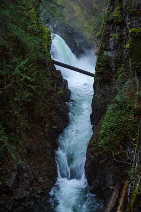 Little Qualicum Provincial Park, Parksville, Qualicum, British Columbia, Vancouver Island, Canada, Waterfall acp1, Copyright: xCarriexColex  acp120798 CarriexCole