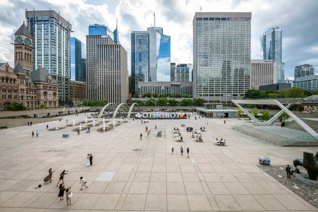 Nathan Philips Square, Toronto, Ontario, Canada  acp132760 Korchenko