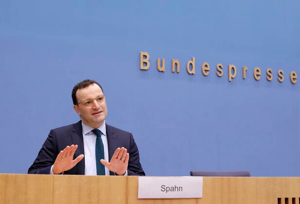 Jens Spahn, Federal Minister of Health, CDU, PK on The Corona Situation in the Lockdown, DEU, Berlin, 22 01 2021