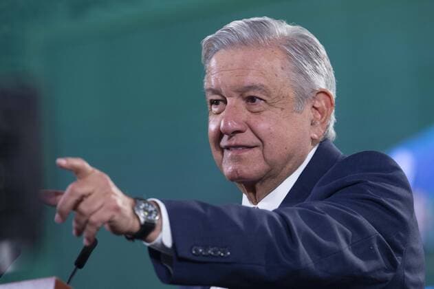 (210125) -- MEXICO CITY, Jan. 25, 2021 () -- Mexico s President Andres Manuel Lopez Obrador speaks during a press conference in Mexico City, Mexico on Jan. 21, 2021. Mexico s President Andres Manuel Lopez Obrador announced Sunday on Twitter that he has tested positive for COVID-19. () MEXICO-PRESIDENT-COVID-19-POSITIVE Xinhua 