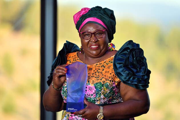 2021 AUSTRALIAN OF THE YEAR AWARDS, 2021 Local Hero winner Rosemary Kariuki during the 2021 Australian of the Year Awards at the National Arboretum in Canberra, Monday, January 25, 2021. ( NO ARCHIVING, EDITORIAL USE ONLY, NO USE IN BOOKS WITHOUT CONSENT CANBERRA ACT AUSTRALIA  Copyright: xMICKxTSIKASx 20210125001515976615