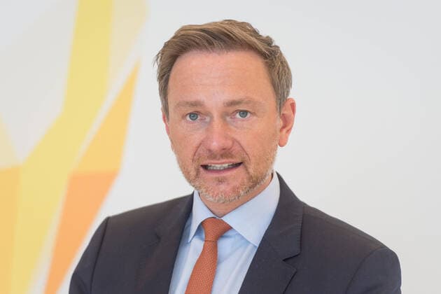 Berlin, Christian Lindner gives press conference in the Bundestag Christian Lindner Federal Chairman FDP during a press conference of the fdp parliamentary group in the German Bundestag on 26 01 2021 Berlin Bundestag Berlin Germany