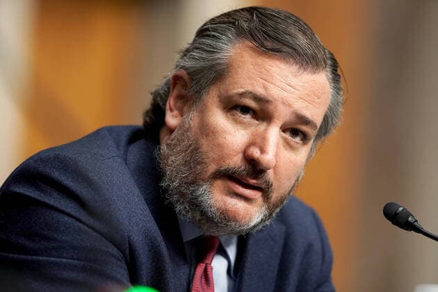 United States Senator Ted Cruz (Republican of Texas) questions nominee for United Nations Ambassador Linda Thomas-Greenfield during her Senate Foreign Relations Committee confirmation hearing on Wednesday, January 27, 2021. Copyright: xPool MediaPunchx