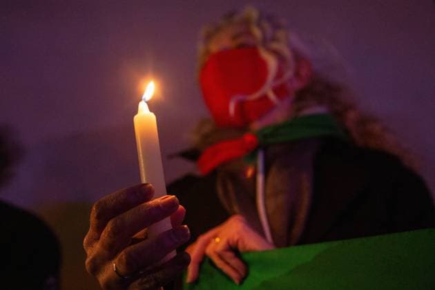 Italy: Remembering forgotten victims of Holocaust Torchlight procession to remember the forgotten victims of the Holocaust: the Rom-Sinti people, homosexuals, disabled people Rome Italy Copyright: MatteoxNardone