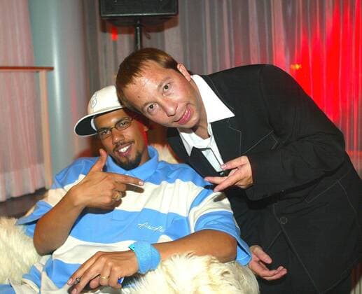 Echo 2002 Copyright IMAGO Herrmann Theme Award ceremony of the German Record Prize Echo 2002 at the ICC Berlin Party with DJ Bobo with Sammy de Luxe Copyright: xEventpressxHerrmannx
