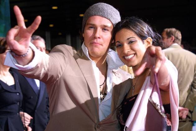 Echo 2002 Copyright IMAGO Herrmann Theme Award ceremony of the German Record Prize Echo 2002 in the ICC Berlin Arrival of the stars on the Red Carpet with Ben feat singer Ben with Gim Copyright: xEventpressxHerrmannx