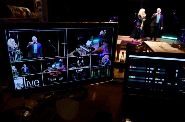 Linda Jo Rizzo and Christian Deussen live at Back on Stage Back on Stage Release Concert via Livestream at Kulturbühne Hinterhalt Geretsried, 05 02 2021 Foto:xS.xAdamx xFuturexImage