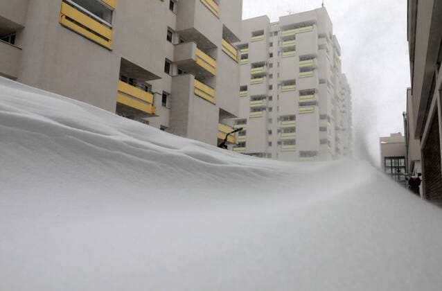 Bilder des Jahres 2021, News 02 Februar News Themen der Woche KW05 News Bilder des Tages Braunschweig Niedersachsen Braunschweig, 07.02.2021, Wintereinbruch am Sonntag in Braunschweig, Schneesturm *** Brunswick Lower Saxony Brunswick, 07 02 2021, winter on Sunday in Brunswick, snow storm
