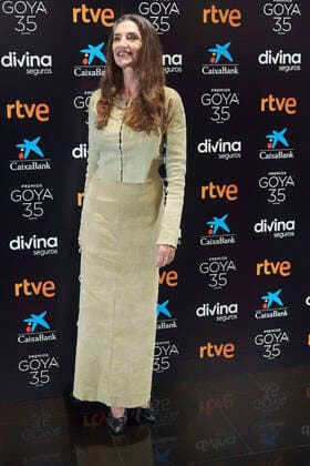 February 8, 2021, Madrid, Madrid, Spain: Angela Molina attends a press conference for her Honorary Goya Award at Academia de Cine on February 8, 2021 in Madrid, Spain Madrid Spain - ZUMAg15_ 20210208_zaf_g15_008 Copyright: xJackxAbuinx