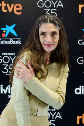 February 8, 2021, Madrid, Madrid, Spain: Angela Molina attends a press conference for her Honorary Goya Award at Academia de Cine on February 8, 2021 in Madrid, Spain Madrid Spain - ZUMAg15_ 20210208_zaf_g15_024 Copyright: xJackxAbuinx