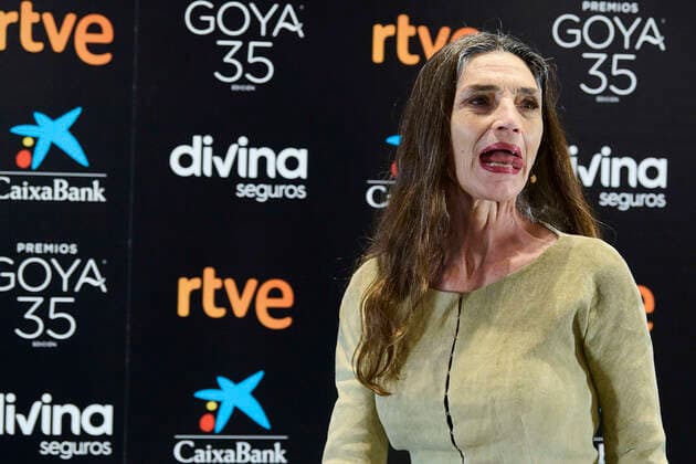 February 8, 2021, Madrid, Madrid, Spain: Angela Molina attends a press conference for her Honorary Goya Award at Academia de Cine on February 8, 2021 in Madrid, Spain Madrid Spain - ZUMAg15_ 20210208_zaf_g15_028 Copyright: xJackxAbuinx