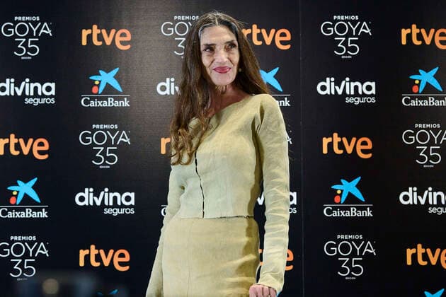 February 8, 2021, Madrid, Madrid, Spain: Angela Molina attends a press conference for her Honorary Goya Award at Academia de Cine on February 8, 2021 in Madrid, Spain Madrid Spain - ZUMAg15_ 20210208_zaf_g15_032 Copyright: xJackxAbuinx