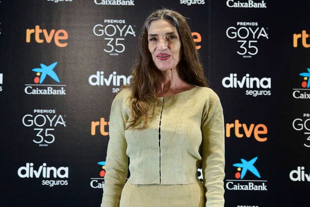 February 8, 2021, Madrid, Madrid, Spain: Angela Molina attends a press conference for her Honorary Goya Award at Academia de Cine on February 8, 2021 in Madrid, Spain Madrid Spain - ZUMAg15_ 20210208_zaf_g15_037 Copyright: xJackxAbuinx