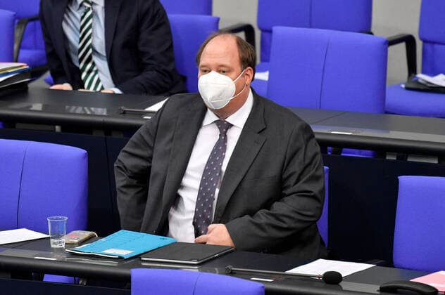 Helge Braun at the 209 session of the German Bundestag in the Reichstag building Berlin, 11 02 2021 Foto:xF.xKernx xFuturexImage