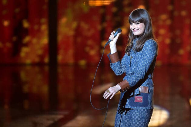 36e edition des VICTOIRES DE LA MUSIQUE. Pour sa 36eme edition, la ceremonie des Victoires de la musique se tiendra a la Seine Musicale de Boulogne Billancourt, sans public. BOULOGNE BILLANCOURT, FRANCE FEBRUARY 12 fevrier 2021. Clara Luciani at 36th Victoires de la Musique held at La Seine Musicale in Bolougne Billancourt on February 12, 2021 france 264959 2021-02-12 France  Copyright: xFranckxCastel MPPx STAR_264959_058