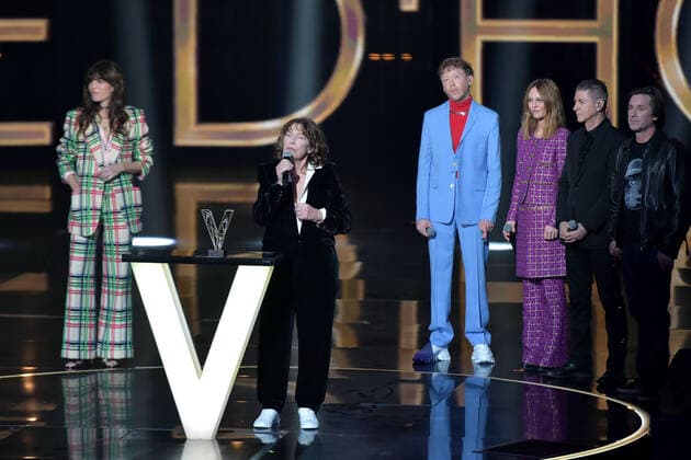36e edition des VICTOIRES DE LA MUSIQUE. Pour sa 36eme edition, la ceremonie des Victoires de la musique se tiendra a la Seine Musicale de Boulogne Billancourt, sans public. BOULOGNE BILLANCOURT, FRANCE FEBRUARY 12 fevrier 2021. Lou Doillon; Jane Birkin; Eddy de Pretto; Vanessa Paradis; Etienne Daho at 36th Victoires de la Musique held at La Seine Musicale in Bolougne Billancourt on February 12, 2021 france 264959 2021-02-12 France  Copyright: xFranckxCastel MPPx STAR_264959_099