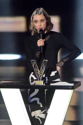 36e edition des VICTOIRES DE LA MUSIQUE. Pour sa 36eme edition, la ceremonie des Victoires de la musique se tiendra a la Seine Musicale de Boulogne Billancourt, sans public. BOULOGNE BILLANCOURT, FRANCE FEBRUARY 12 fevrier 2021. Pomme at 36th Victoires de la Musique held at La Seine Musicale in Bolougne Billancourt on February 12, 2021 france 264959 2021-02-13 France  Copyright: xFranckxCastel MPPx STAR_264959_293