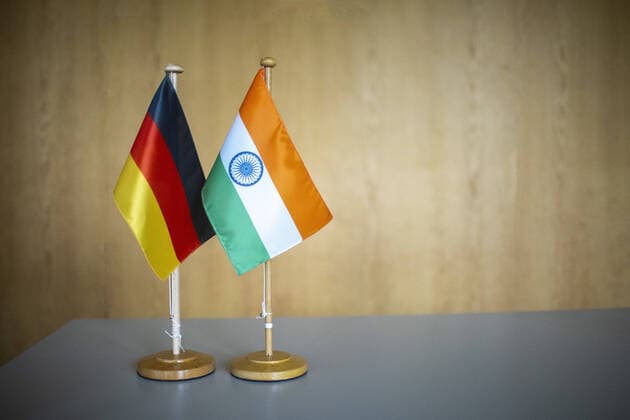 v l Flag Germany, Flag India Germany, India Bonn Germany Copyright: xUtexGrabowsky photothek.netx