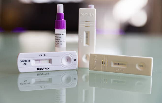 16 02 2021, Corona quick tests for at home From 1 March 2021, everyone should have the opportunity to be tested for Corona free of charge Jens Spahn CDU Federal Minister of Health wants to expand the national testing strategy But which test is suitable for private use Here quick tests of the