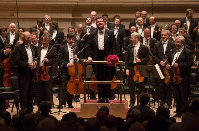 Staatskapelle in New York Concert of the Staatskapelle in the New York Carnegie Hall under the leadership of star conductor Christian Thielemann