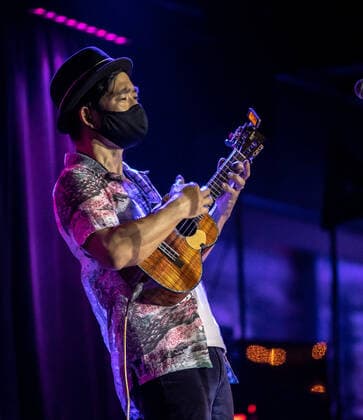 HONOLULU, HI - February 18, 2021: Jake Shimabukuro performs at The Blue Note Hawaii at The Outrigger Waikiki Resort in Honolulu, HI on February 18, 2021. Copyright: xErikxKabikxPhotography MediaPunchx