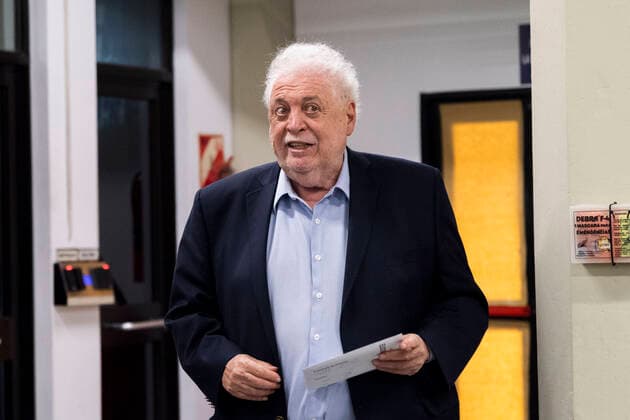 October 27, 2019, City of Buenos Aires, City of Buenos Aires, Argentina: Archive Picture: Former Health minister of Argentina GINES GONZALEZ GARCIA..GINES GONZALEZ GARCIA voting during Presidential Elections on 2019 in Argentina. City of Buenos Aires Argentina - ZUMAf135 20191027_zap_f135_038 Copyright: xJulietaxFerrariox