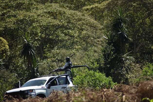 February 21, 2021: A Mexican army plane fell in a field near the El Lencero airport in Veracruz. 6 soldiers died in the accident - ZUMAqp1_ 20210221_zip_qp1_008 Copyright: xHectorxAdolfoxQuintanarxPerezx