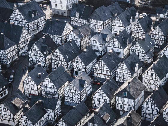 Historic town centre Freudenberg Freudenberg, Sauerland, 13 02 21 Alter Flecken, historic town centre near Freudenberg, 86 old half-timbered houses Foto pressefoto Mika Volkmann