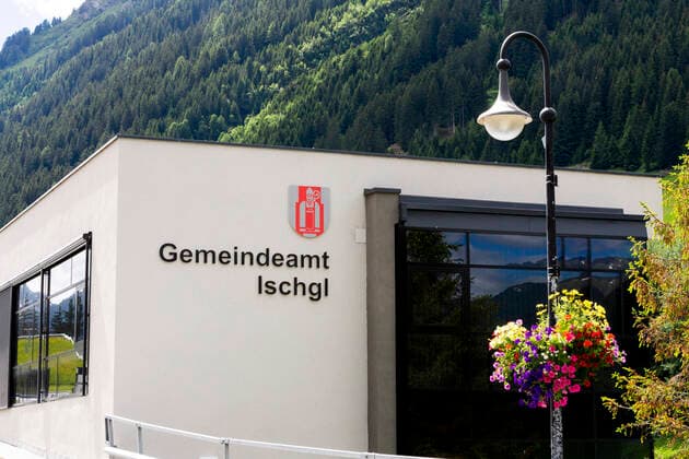 Municipal office in Ischgl, Tyrol, Austria 1065523113