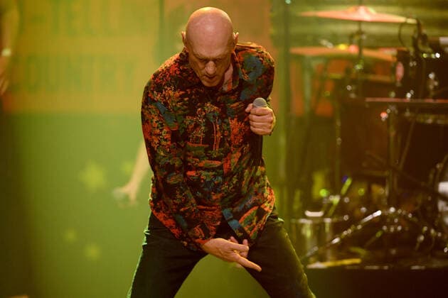 MIDNIGHT OIL MAKARRATA LIVE SYDNEY, Peter Garrett performs with Midnight Oil during a warm-up show ahead of their Makarrata Project tour, at the Enmore Theatre, in Sydney, Thursday, February 25, 2021. ( NO ARCHIVING, EDITORIAL USE ONLY, NO USE IN BOOKS WITHOUT CONSENT SYDNEY NSW AUSTRALIA  Copyright: xDANxHIMBRECHTSx 20210225001523163800