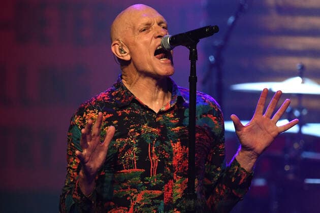 MIDNIGHT OIL MAKARRATA LIVE SYDNEY, Peter Garrett performs with Midnight Oil during a warm-up show ahead of their Makarrata Project tour, at the Enmore Theatre, in Sydney, Thursday, February 25, 2021. ( NO ARCHIVING, EDITORIAL USE ONLY, NO USE IN BOOKS WITHOUT CONSENT SYDNEY NSW AUSTRALIA  Copyright: xDANxHIMBRECHTSx 20210225001523164645