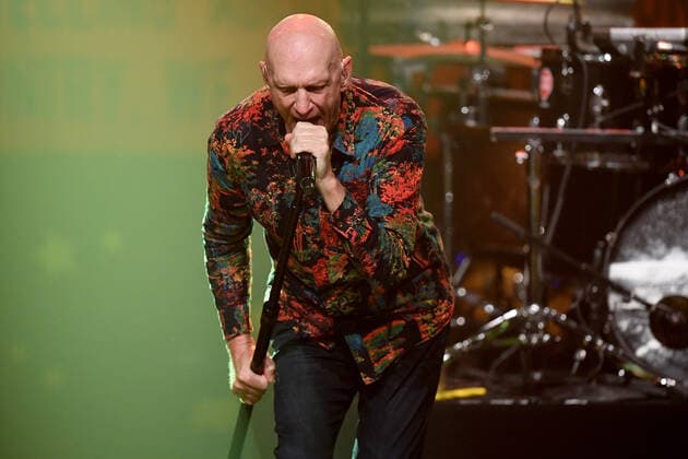 MIDNIGHT OIL MAKARRATA LIVE SYDNEY, Peter Garrett performs with Midnight Oil during a warm-up show ahead of their Makarrata Project tour, at the Enmore Theatre, in Sydney, Thursday, February 25, 2021. ( NO ARCHIVING, EDITORIAL USE ONLY, NO USE IN BOOKS WITHOUT CONSENT SYDNEY NSW AUSTRALIA  Copyright: xDANxHIMBRECHTSx 20210225001523166774