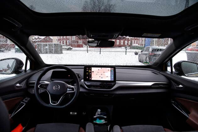 Volkswagen ID.4 1st Edition Max electric SUV. Interior MARIEFRED SWEDEN x10050x *** Volkswagen ID 4 1st Edition Max electric SUV Interior MARIEFRED SWEDEN x10050x,  Copyright: xPontusxLundahl TTx VOLKSWAGEN ID.4