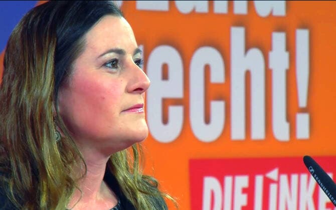 Germany, Berlin, 27 02 2021 Seventh Party Congress The Left Photo Janine Wissler digital photos of the transmission On 14 March, state elections will take place in Rhineland-Palatinate