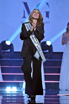 Miss Germany 2021 Anja Kallenbach Miss Thuringia on the occasion of her election as MISS GERMANY 2021 on 27 02 2021 at Europapark Rust 20210227MWI28703