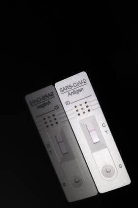 Corona Rapid Test, SARS CoV 2 Antigen Rapid Test, Negative Test Corona Rapid Test on 28 02 2021 in Siegen Germany