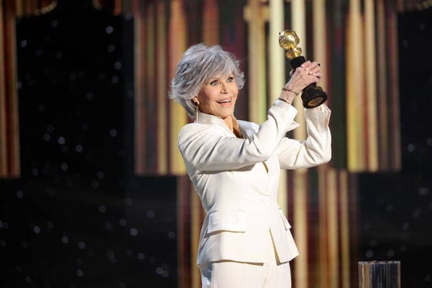 February 28, 2021, Beverly Hills, California, USA: Honoree Jane Fonda accepts the Cecil B. DeMille Award at the 78th Annual Golden Globe Awards held at the Beverly Hilton Hotel. Beverly Hills USA  - ZUMA37.J 20210228_mda_z03_327 Copyright: xRichxPolkx