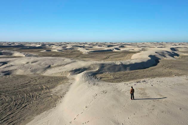 Dunas de la Soledad in Guerrero Negro, Baja California. Mexico, Mexico City, Mexico City CR_DLAF210226-660237-01 ,model released, Symbolfoto