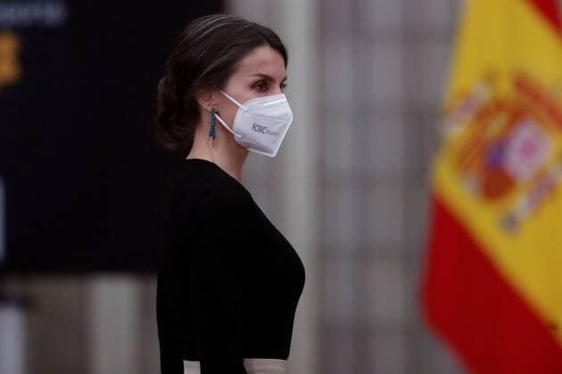 Spain s Queen Letizia is pictured as she chairs, along with King Felipe VI (not pictured), Spanish National Sports Awarding Ceremony at Pardo Palace, in Madrid, Spain, 02 March 2021. Spain s Royal couple gives 2018 Spanish National Sports Awards 2018 !ACHTUNG: NUR REDAKTIONELLE NUTZUNG!  Copyright: xJUANxCARLOSxHIDALGOx GRAF6550 20210302-637502884218323165