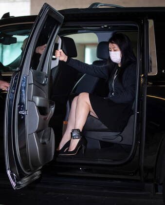 March 4, 2021, Vancouver, BC, Canada: Meng Wanzhou, chief financial officer of Huawei, arrives at B.C. Supreme Court, in Vancouver, on Thursday, March 4, 2021. Vancouver Canada - ZUMAc35_ 20210304_zaf_c35_023 Copyright: xDarrylxDyckx