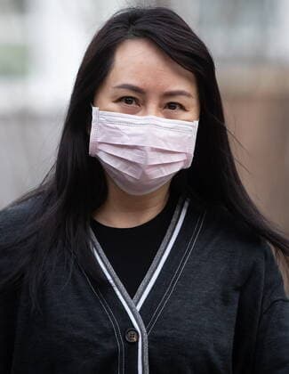March 4, 2021, Vancouver, BC, Canada: Meng Wanzhou, chief financial officer of Huawei, leaves her home to attend B.C. Supreme Court, in Vancouver, on Thursday, March 4, 2021. Vancouver Canada - ZUMAc35_ 20210304_zaf_c35_029 Copyright: xDarrylxDyckx
