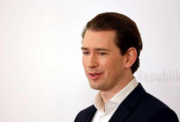 Sebastian Kurz PK on vaccine production Vienna, BKA, 05 03 2021 Sebastian KURZ