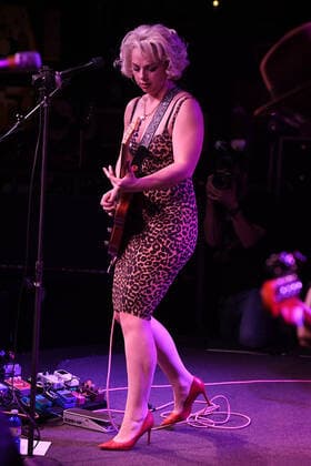 BOCA RATON - MARCH 04: Samantha Fish performs at The Funky Biscuit on March 4, 2021 in Boca Raton, Florida. Copyright: xmpi04 MediaPunchx