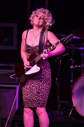 BOCA RATON - MARCH 04: Samantha Fish performs at The Funky Biscuit on March 4, 2021 in Boca Raton, Florida. Copyright: xmpi04 MediaPunchx